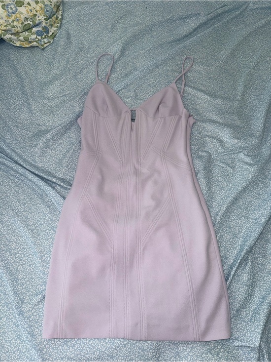 Zara Dresses & Skirts - Lilac Bodycon Spaghetti-Strap Dress - Zara